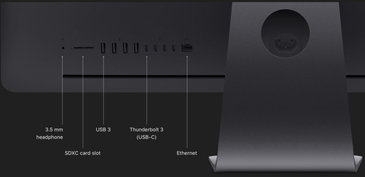 Porte dell'iMac Pro (Foto: Apple)