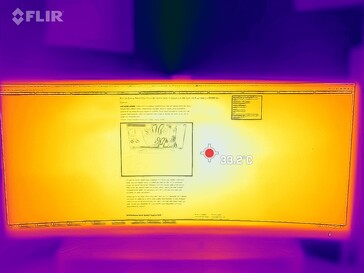 Il monitor si riscalda soprattutto al centro