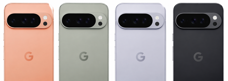 Google Pixel 11 Pro e Pixel 11 Pro XL nelle varianti di colore Canyon, Olive, Fog e Obsidian