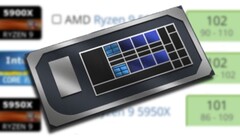 L'Intel Core i9-12900HK è un chip per computer portatili che viene fornito con una cache L3 di 24 MB. (Fonte immagine: Intel/UserBenchmark - modificato)