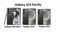 Solo il modello internazionale Samsung Galaxy S24 sarà probabilmente lanciato con un Exynos 2400, mentre Galaxy S24+ e Galaxy S24 Ultra sono equipaggiati con uno Snapdragon 8 Gen 3, secondo l&#039;ultima fuga di notizie. (Immagine via WigettaGaming, modificata)