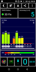 GPS test outdoors