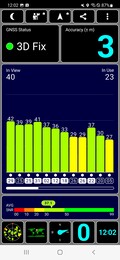 Segnale GPS all'aperto