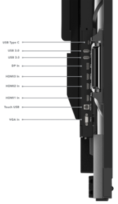 Lenovo ThinkVision T85 - Porte a sinistra. (Fonte immagine: Lenovo)