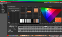 ColorChecker prima della calibrazione
