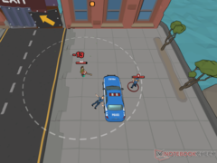 Uno screenshot del gameplay di Just Move:Clean City Messy Battle