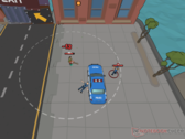 Uno screenshot del gameplay di Just Move:Clean City Messy Battle