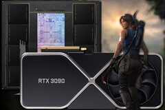 La Apple M1 Ultra ha gareggiato contro la RTX 3090 in un benchmark sintetico e in un test di gioco. (Fonte immagine: Apple/Nvidia/Square Enix - modificato)