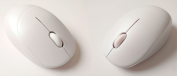 Design asimmetrico del mouse per destrorsi. (Fonte: Notebookcheck)