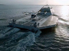 Il Vertiport ad acqua a zero emissioni di carbonio per l'atterraggio eVTOL. (Fonte: AutoFlight)