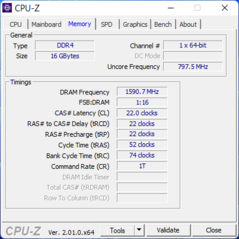 CPU-Z Memoria