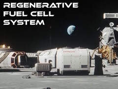 Honda testerà il suo sistema di elettrolisi dell'acqua, un componente chiave del suo sistema di celle a combustibile lunari che generano energia, sulla ISS. (Fonte: Honda)