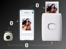 Le due modalità di stampa della Instax Pal (Fonte: Fujifilm)