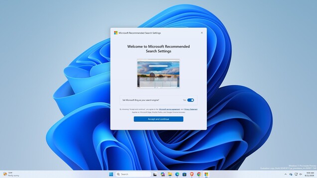 La nuova app di Microsoft che invita gli utenti a impostare Bing come motore di ricerca predefinito