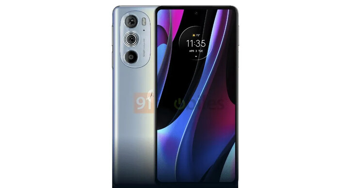 L'"Edge 30 Pro" è addirittura raffigurato con colori simili a quelli dell'originale X30. (Fonte: 91Mobiles)