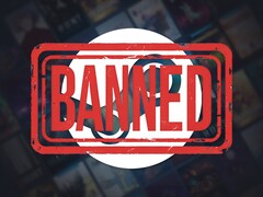 Logo di Steam e giochi con timbro vietato (Fonte: Steam con modifiche)