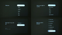 La configurazione iniziale senza login a Google TV può essere completata rapidamente. (Fonte: Notebookcheck)