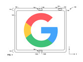 Il primo smartphone pieghevole di Google potrebbe essere dotato di un'innovativa fotocamera interna. (Fonte: WIPO - modifica)