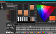 ColorChecker prima della calibrazione