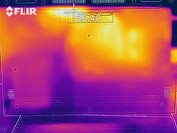 HeDistribuzione del calore lato inferiore (sotto carico)