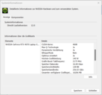 Informazioni sul sistema Nvidia