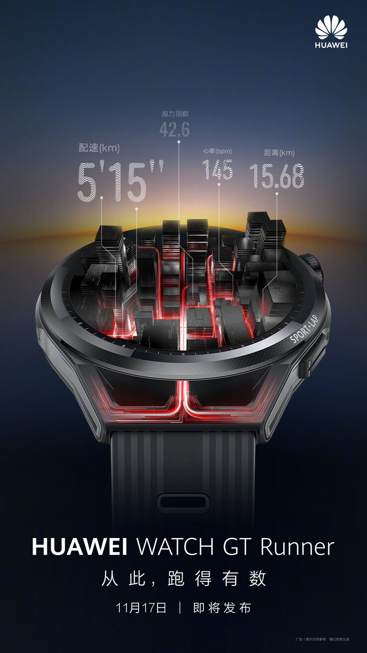 Il Watch GT Runner raccoglie i teaser che sono ufficiali...