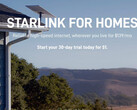1 dollaro di prova di Starlink disponibile anche in Australia e NZ (immagine: SpaceX)