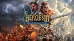 Poster ufficiale di Heroes of Might and Magic III Remake. Il classico gioco di strategia torna nel 2027.
