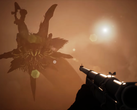 Il teaser dell'affare Icarus Steam mostra il protagonista che mira a un verme gigante. 