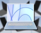 Il MacBook Air M2 è dotato di un display senza notch nelle ultime versioni del prossimo laptop Apple. (Fonte immagine: @LeaksApplePro - modificato)