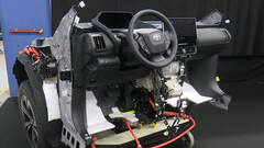 I nuovi veicoli elettrici di Toyota si guidano da soli nella catena di montaggio (immagine: Toyota/YT)
