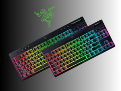 Vengono mostrate le tastiere HyperSpeed a basso profilo Razer BlackWidow V4 (Fonte: Razer PR)