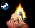 Shinobi: Art of Vengeance permette ai giocatori di controllare uno shinobi che può utilizzare armi da mischia, shuriken e abilità ninjutsu. Nella foto - un'istantanea del trailer del gioco con il logo di Steam in alto. (Fonte: Sega su YouTube)