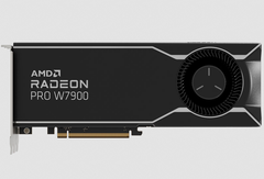 Nuovo look nero con accenti metallici per le schede pro di AMD (Fonte: AMD)