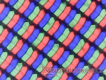Subpixel RGB nitidi per una granulosità minima. Sono supportate le penne sensibili alla pressione