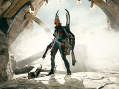 Uno screenshot di Warframe in esecuzione su PC