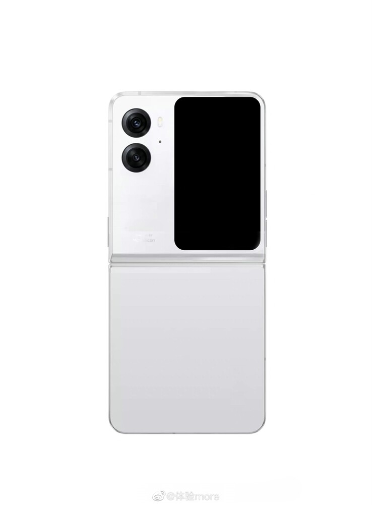 L'N2 Flip avrebbe potuto avere due design candidati una volta; tuttavia, OPPO potrebbe aver optato per uno degli anelli della fotocamera più piccoli alla fine. (Fonte: esperienza più via Weibo)