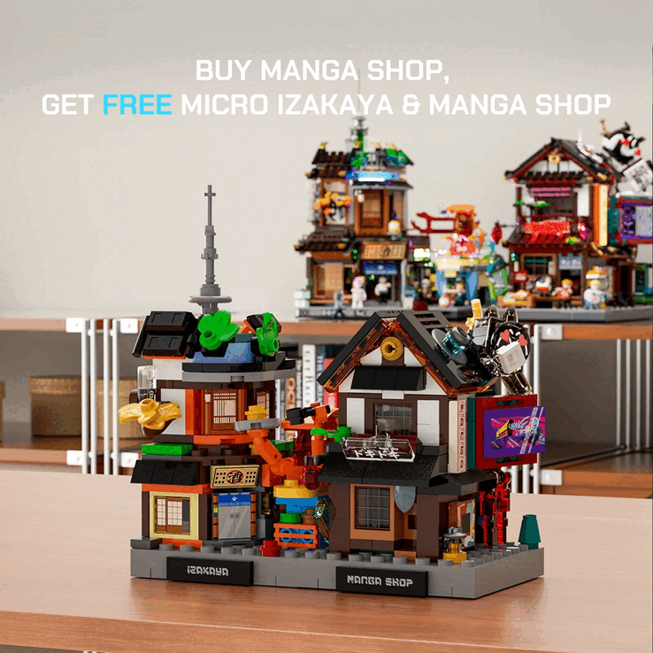 Lumibricks include versioni in miniatura come omaggio con gli acquisti diretti
