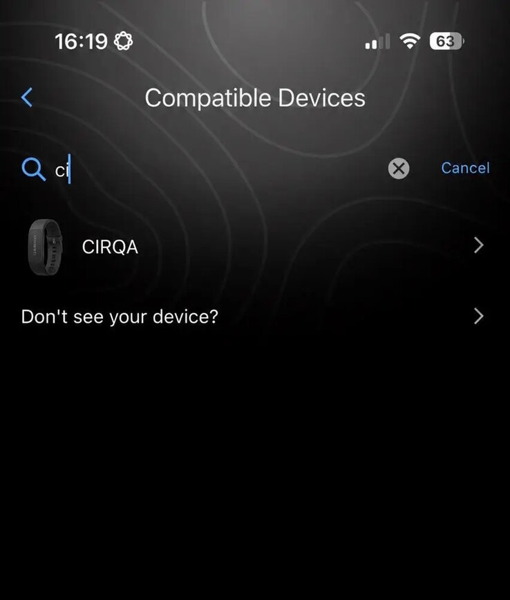 A quanto pare, è così che è stato presentato il Garmin CIRQA