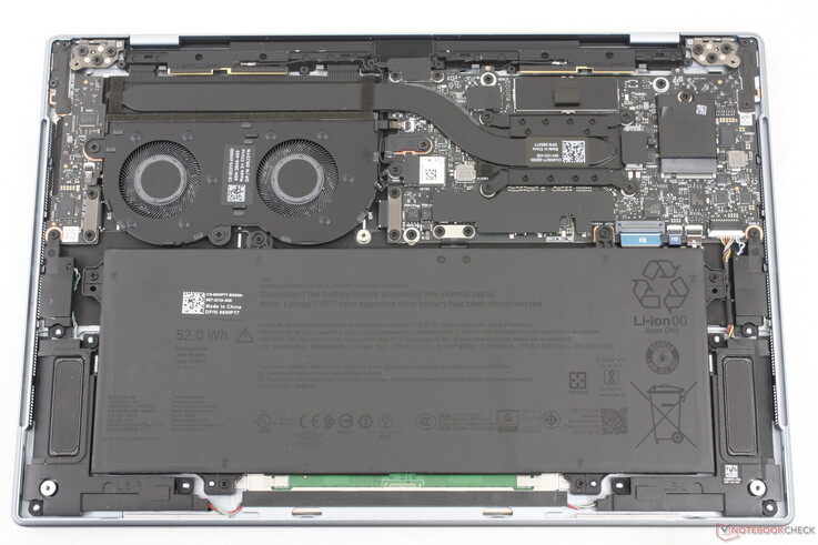 Scheda madre dell’XPS 13 Wildcat. Solo la batteria e l’SSD M.2 2242 sono rimovibili