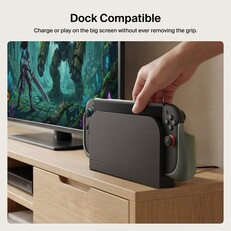 L'impugnatura di ricarica Belkin non deve essere rimossa quando si sceglie di agganciare lo Switch 2.