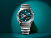 Il Casio G-Steel GM2110D-3A1 con quadrante blu-verde, nella foto. (Fonte: Casio)