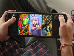 Il Metroidvania Mayhem ha un totale di nove oggetti, otto dei quali sono giochi. Nella foto: Steam Deck con l'immagine di copertina del bundle.