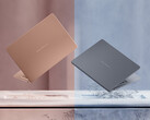 Lo ZenBook 14 OLED di Panther Lake promette fino a 18 ore di navigazione sul web con una ricarica completa. Nella foto: un'immagine promozionale che mostra le due opzioni di colore del portatile.