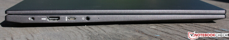 Porta di ricarica, HDMI, USB 3.1 Gen1 Type-C con DisplayPort (15 watt), jack audio