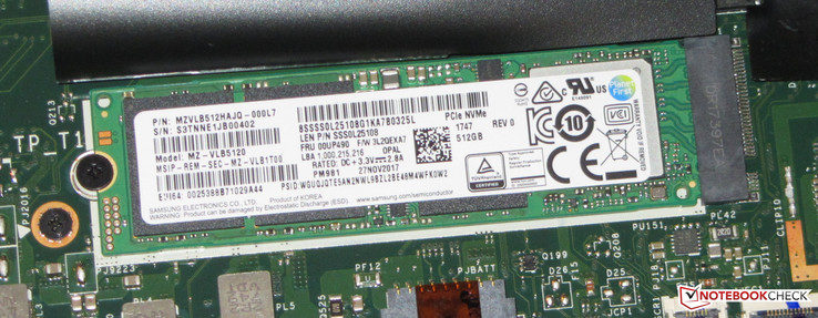 E' presente un SSD NVMe SSD