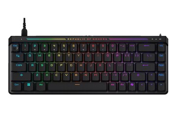 L'originale ROG Falchion Ace HFX in nero. (Fonte: Asus)