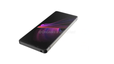 Sony Xperia 1 IV davanti (immagine via Giznext)