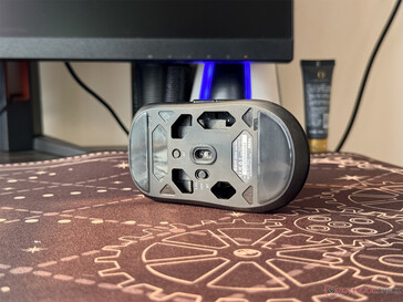 L'interruttore per il cambio di modalità nella parte inferiore