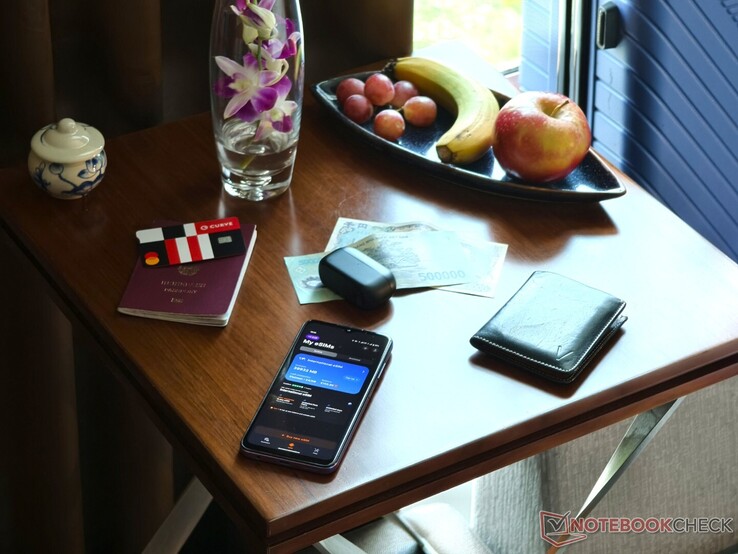 Continuerò a utilizzare la eSIM internazionale di Yesim durante i miei viaggi. (foto: Notebookcheck)